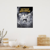 Judo Geest Bliksem Balans Poster (Keuken)