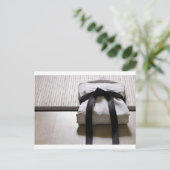 Judo Gi over Tatami mat Briefkaart (Staand voorkant)