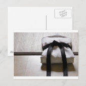 Judo Gi over Tatami mat Briefkaart (Voorkant / Achterkant)