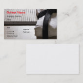 Judo Gi over Tatami mat Visitekaartje (Voorkant / Achterkant)