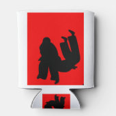 Judo gift cadeau blikjeskoeler (Achterkant)
