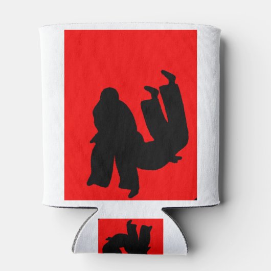 Judo gift cadeau blikjeskoeler (Achterkant)