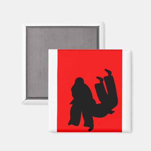 Judo gift cadeau magneet (Voorkant / Achterkant)