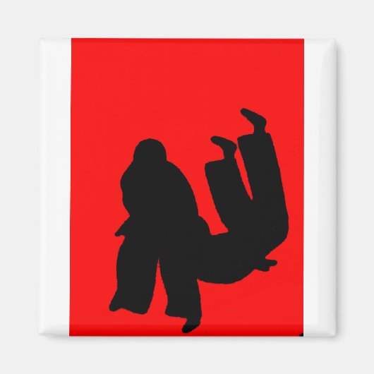 Judo gift cadeau magneet (Voorkant)