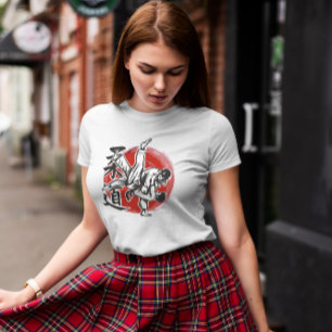 Judo Hand Drawn Fighters T-shirt