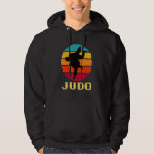 Judo Hand  Sunset Martial Arts Style Hoodie (Voorkant)