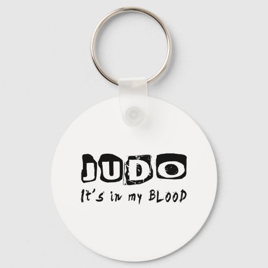 Judo Het zit in mijn bloed Sleutelhanger (Voorkant)