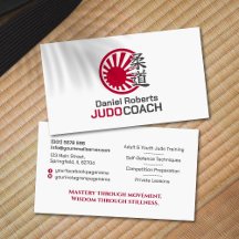 Judo-instructeur - Kanji en Rijzende Zon