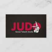 Judo instructor - Kanji and Judoka  Visitekaartje (Voorkant)