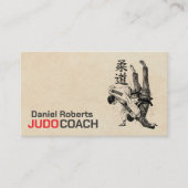 Judo instructor - Kanji and Judoka  Visitekaartje (Voorkant)