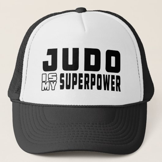 Judo is mijn supermacht trucker pet (Voorkant)