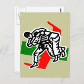 judo ju jitsu briefkaart (Voorkant / Achterkant)