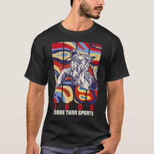 Judo Judoken Japan Jiu Jitsu Martial Training Athl T-shirt