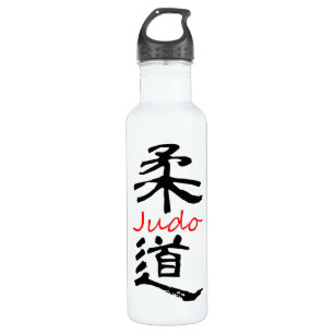 Judo-kalligrafiemaluminium Waterfles