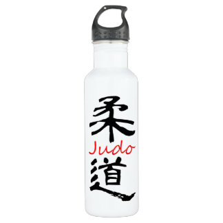 Judo-kalligrafiemaluminium Waterfles