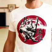 Judo Kanji and Rising Sun Throw - Martial Arts  T-shirt