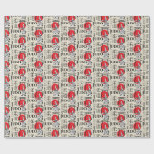Judo Kanji, Judoka, Torii gates pattern Cadeaupapier (Vlak)
