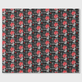 Judo Kanji, Judoka, Torii gates pattern Cadeaupapier (Vlak)