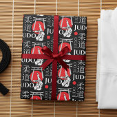 Judo Kanji, Judoka, Torii gates pattern Cadeaupapier