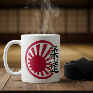 Judo Kanji - Rijzende Zon Koffiemok