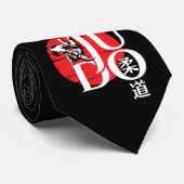 Judo -Kanji, Rijzende Zon Stropdas (Opgerold)