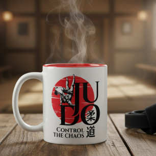 Judo -Kanji, Rijzende Zon Tweekleurige Koffiemok