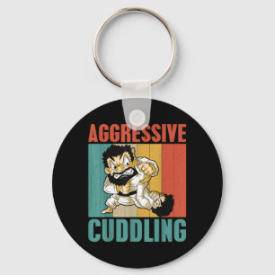 Judo Karate Jiu Jitsu MMA BJJ Aggressief Knuffelen Sleutelhanger