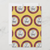 Judo Karate Martial Arts Birthday Invitation Boys Kaart (Achterkant)