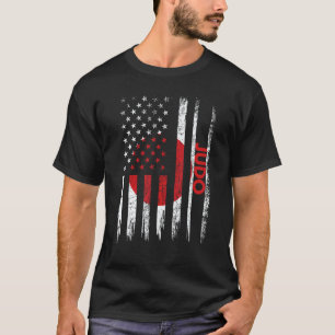 Judo Karate Martial Arts Training Japanse Vlag T-shirt
