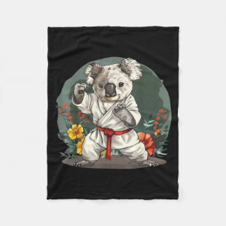 Judo Koala Natuur Kickboksen Taekwondo Martial Fleece Deken