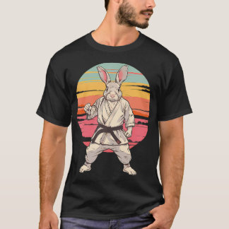 Judo Konijn Bunny Natuur Kickboksen Taekwondo T-shirt