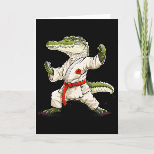 Judo Krokodil Natuur Kickboksen Taekwondo Martial Kaart
