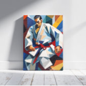 Judo kubisme canvas
