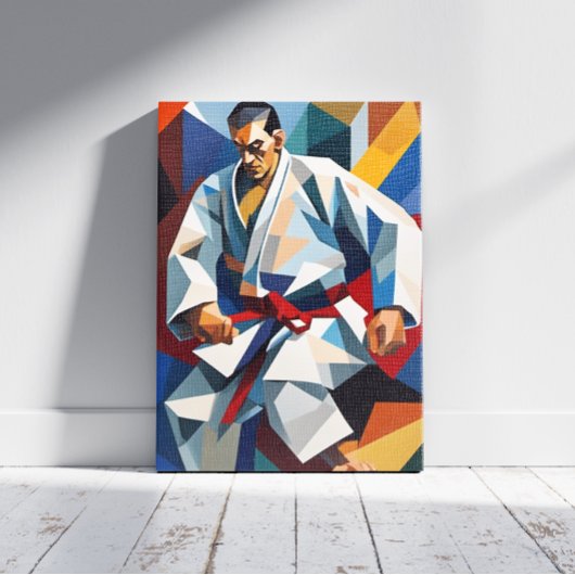 Judo kubisme canvas
