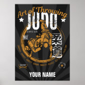 Judo: Kunst van het Throwing Poster (Voorkant)