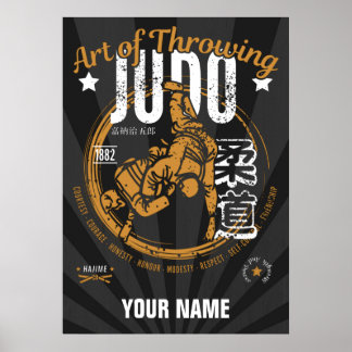 Judo: Kunst van het Throwing Poster