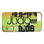 Judo; Levendig Groen, Sinaasappel, & Geel Case-Mate iPhone Case (Achterkant (Horizontaal))