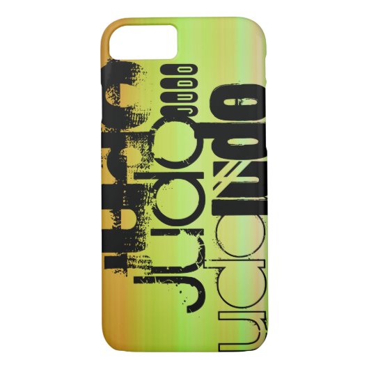 Judo; Levendig Groen, Sinaasappel, & Geel Case-Mate iPhone Case (Achterkant)