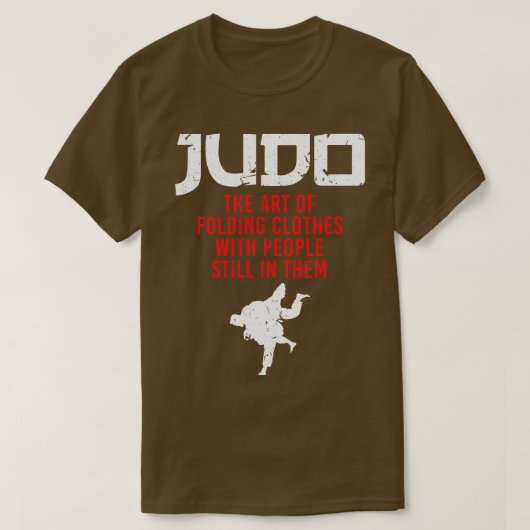 Judo Mannen Vrouwen Grappig Judo T-shirt (Design voorkant)