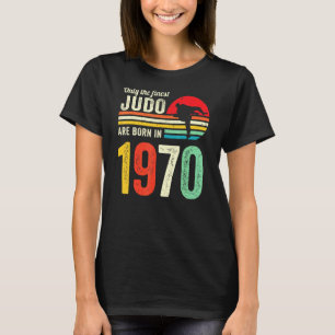 Judo Martial Art Judoka Fighter 1970 Retro Birth T-shirt