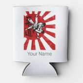 Judo Martial Arts Japans  Retro Design Blikjeskoeler (Voorkant)