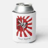 Judo Martial Arts Japans  Retro Design Blikjeskoeler (Blikje Achterkant)