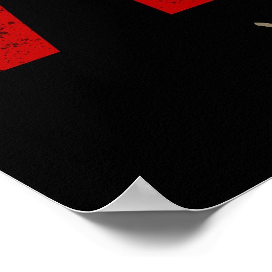 Judo Martial Arts Japans  Retro Design Poster (Hoek)