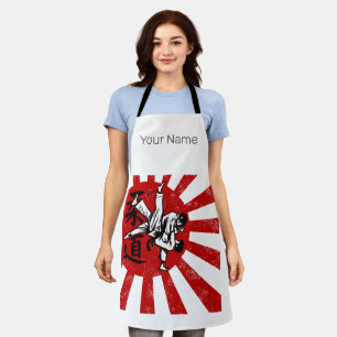 Judo Martial Arts Japans  Retro Design Schort