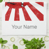 Judo Martial Arts Japans  Retro Design Theedoek (Gevouwen)