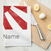 Judo Martial Arts Japans  Retro Design Theedoek (Quarter Fold)