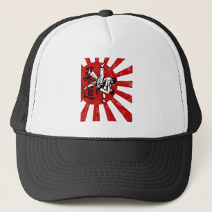 Judo Martial Arts Japans Retro Design Trucker Pet