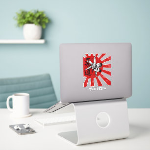 Judo Martial Arts Japanse Vintage Retro Ontwerp Sticker