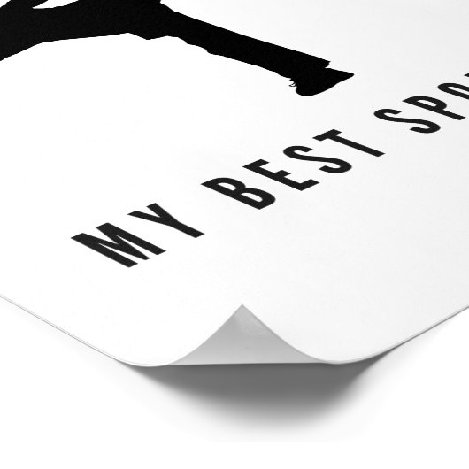 Judo, mijn beste sport ooit poster (Hoek)