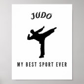 Judo, mijn beste sport ooit poster (Voorkant)